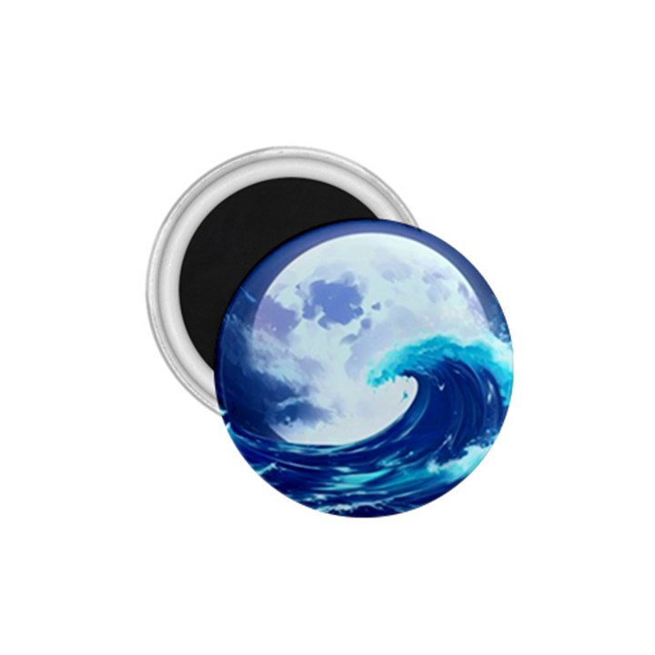 Waves Ocean Sea Tsunami Nautical 7 1.75  Magnets