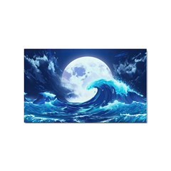 Waves Ocean Sea Tsunami Nautical 7 Sticker (rectangular) by Jancukart