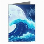 Waves Ocean Sea Tsunami Nautical 7 Greeting Cards (Pkg of 8) Left