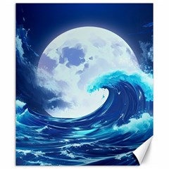 Waves Ocean Sea Tsunami Nautical 7 Canvas 20  X 24  by Jancukart