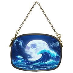 Waves Ocean Sea Tsunami Nautical 7 Chain Purse (two Sides) by Jancukart