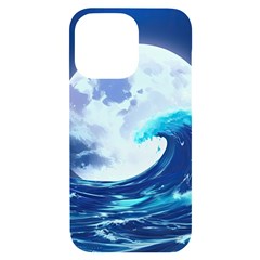 Waves Ocean Sea Tsunami Nautical 7 Iphone 14 Pro Max Black Uv Print Case by Jancukart