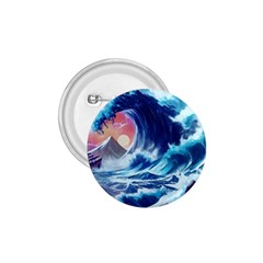 Storm Tsunami Waves Ocean Sea Nautical Nature 1 75  Buttons by Jancukart