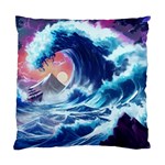 Storm Tsunami Waves Ocean Sea Nautical Nature Standard Cushion Case (One Side) Front