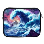 Storm Tsunami Waves Ocean Sea Nautical Nature Apple iPad 2/3/4 Zipper Cases Front