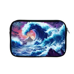 Storm Tsunami Waves Ocean Sea Nautical Nature Apple Macbook Pro 13  Zipper Case by Jancukart