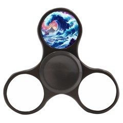 Storm Tsunami Waves Ocean Sea Nautical Nature Finger Spinner by Jancukart