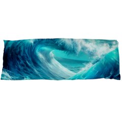 Tsunami Waves Ocean Sea Nautical Nature Water Tidal Body Pillow Case Dakimakura (two Sides) by Jancukart