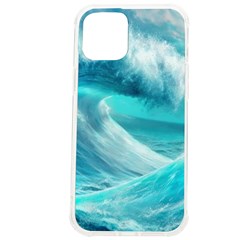 Tsunami Waves Ocean Sea Nautical Nature Water Tidal Iphone 12 Pro Max Tpu Uv Print Case by Jancukart