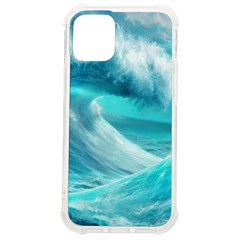 Tsunami Waves Ocean Sea Nautical Nature Water Tidal Iphone 12 Mini Tpu Uv Print Case	 by Jancukart