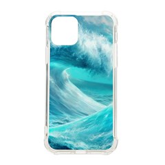 Tsunami Waves Ocean Sea Nautical Nature Water Tidal Iphone 11 Pro 5 8 Inch Tpu Uv Print Case by Jancukart