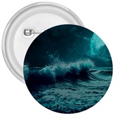 Waves Ocean Sea Tsunami Nautical 2 3  Buttons by Jancukart