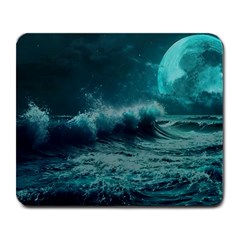 Waves Ocean Sea Tsunami Nautical 2 Large Mousepad