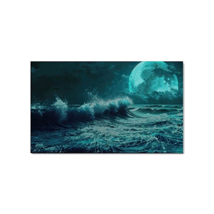 Waves Ocean Sea Tsunami Nautical 2 Sticker (Rectangular)