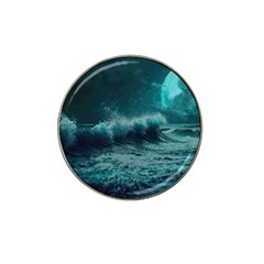 Waves Ocean Sea Tsunami Nautical 2 Hat Clip Ball Marker by Jancukart