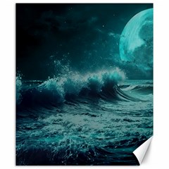 Waves Ocean Sea Tsunami Nautical 2 Canvas 20  X 24  by Jancukart