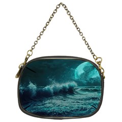 Waves Ocean Sea Tsunami Nautical 2 Chain Purse (two Sides) by Jancukart