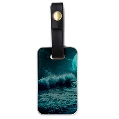 Waves Ocean Sea Tsunami Nautical 2 Luggage Tag (one Side)