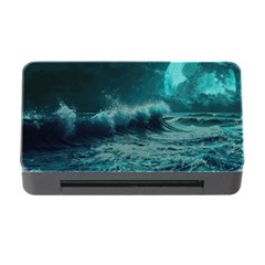 Waves Ocean Sea Tsunami Nautical 2 Memory Card Reader With Cf by Jancukart