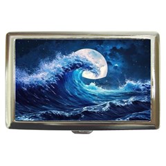 Tsunami Waves Ocean Sea Nautical Nature Water Moon Cigarette Money Case