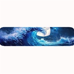 Tsunami Waves Ocean Sea Nautical Nature Water Moon Large Bar Mat by Jancukart