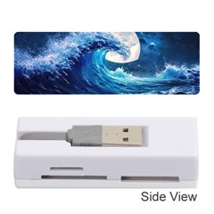 Tsunami Waves Ocean Sea Nautical Nature Water Moon Memory Card Reader (stick)