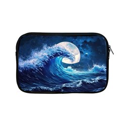 Tsunami Waves Ocean Sea Nautical Nature Water Moon Apple Macbook Pro 13  Zipper Case by Jancukart