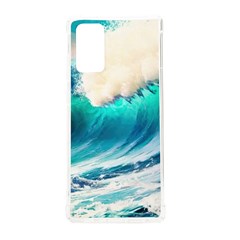 Tsunami Waves Ocean Sea Nautical Nature Water Art Ai Generated Samsung Galaxy Note 20 Tpu Uv Case by Jancukart