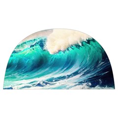 Tsunami Waves Ocean Sea Nautical Nature Water Art Ai Generated Anti Scalding Pot Cap by Jancukart