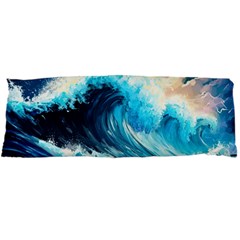 Tsunami Waves Ocean Sea Nautical Nature Water Arts Body Pillow Case Dakimakura (two Sides) by Jancukart