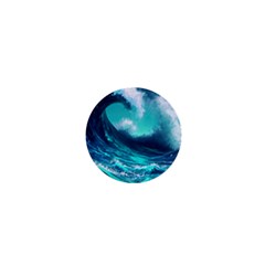 Tsunami Tidal Wave Ocean Waves Sea Nature Water 1  Mini Buttons