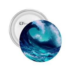 Tsunami Tidal Wave Ocean Waves Sea Nature Water 2 25  Buttons by Jancukart