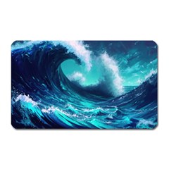 Tsunami Tidal Wave Ocean Waves Sea Nature Water Magnet (rectangular) by Jancukart