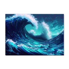 Tsunami Tidal Wave Ocean Waves Sea Nature Water Sticker A4 (10 Pack)