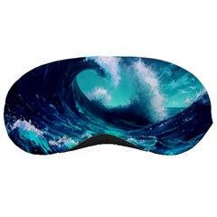 Tsunami Tidal Wave Ocean Waves Sea Nature Water Sleeping Mask by Jancukart