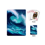 Tsunami Tidal Wave Ocean Waves Sea Nature Water Playing Cards Single Design (Mini) Back