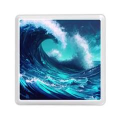 Tsunami Tidal Wave Ocean Waves Sea Nature Water Memory Card Reader (square) by Jancukart