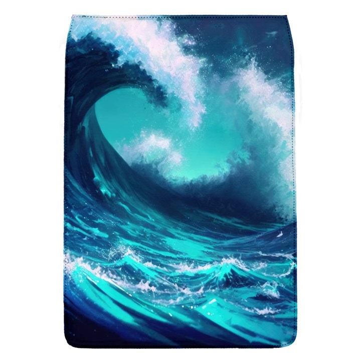 Tsunami Tidal Wave Ocean Waves Sea Nature Water Removable Flap Cover (S)