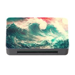 Storm Tsunami Waves Ocean Sea Nautical Nature 2 Memory Card Reader With Cf by Jancukart