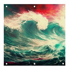 Storm Tsunami Waves Ocean Sea Nautical Nature 2 Banner And Sign 4  X 4 