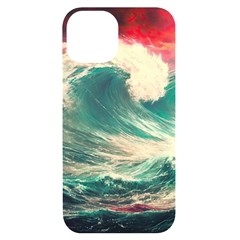 Storm Tsunami Waves Ocean Sea Nautical Nature 2 Iphone 14 Black Uv Print Case