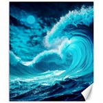 Waves Ocean Sea Tsunami Nautical 3 Canvas 20  x 24  19.57 x23.15  Canvas - 1