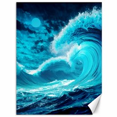 Waves Ocean Sea Tsunami Nautical 3 Canvas 36  X 48  by Jancukart