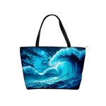 Waves Ocean Sea Tsunami Nautical 3 Classic Shoulder Handbag Front