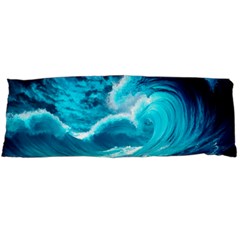 Waves Ocean Sea Tsunami Nautical 3 Body Pillow Case (dakimakura) by Jancukart