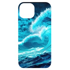 Waves Ocean Sea Tsunami Nautical 3 Iphone 14 Black Uv Print Case