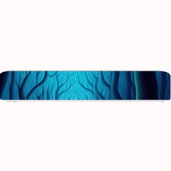 Forrest Jungle Blue Artwork Small Bar Mat by Jancukart