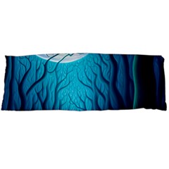 Forrest Jungle Blue Artwork Body Pillow Case (dakimakura)