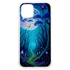 Forrest Jungle Blue Artwork Iphone 12/12 Pro Tpu Uv Print Case by Jancukart