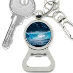 Thunderstorm Storm Tsunami Waves Ocean Sea Bottle Opener Key Chain Front